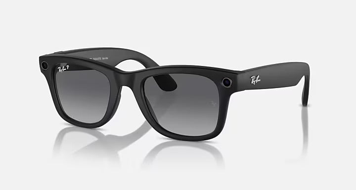 Rayban Meta Wayfarer Matte Black/Polar Gradient Graphite