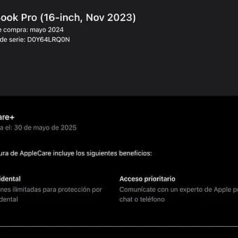 MacBook Pro 16" M3 Pro - 18GB Ram - 512GB SSD - 99% / 88 Ciclos