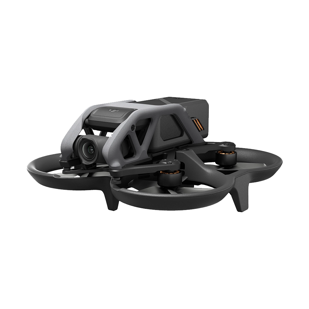 DJI Avata, vista lateral del dron