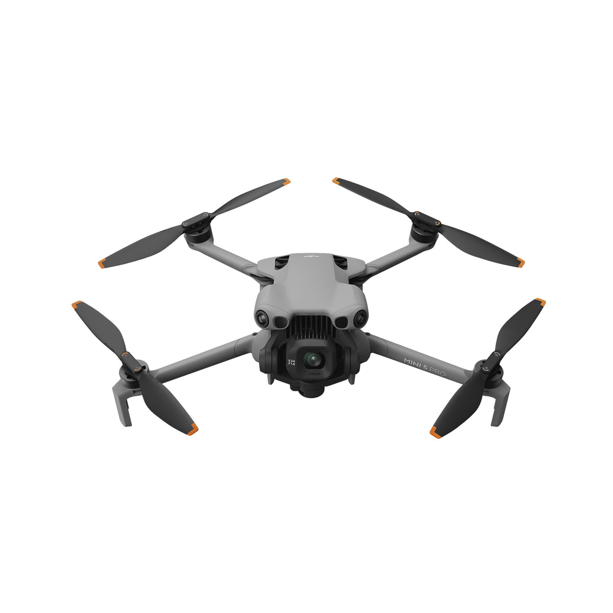 DJI Mini 5 Pro, vista frontal de la cámara