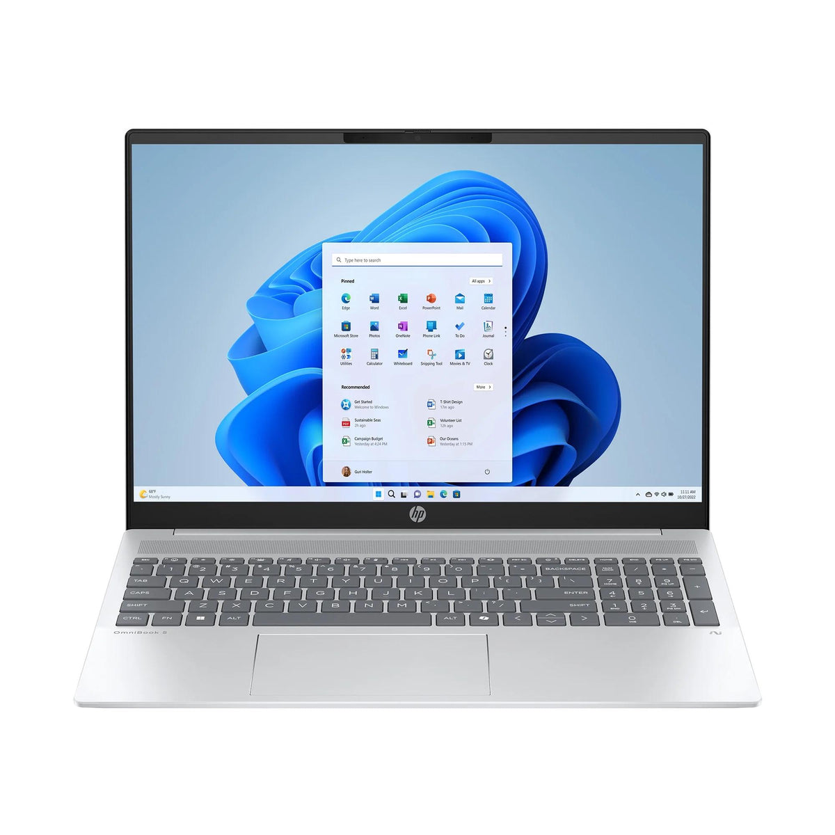 HP Omnibook 5 16 - vista frontal