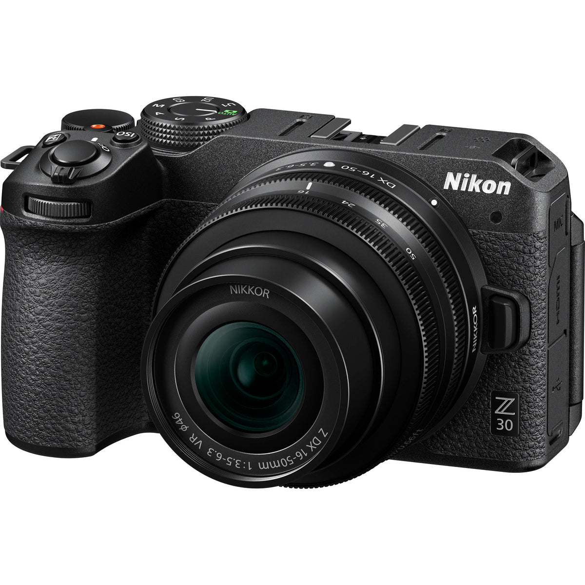 Nikon Z30 - Kit 16-50mm VR + 50-250mm VR vista 3/4