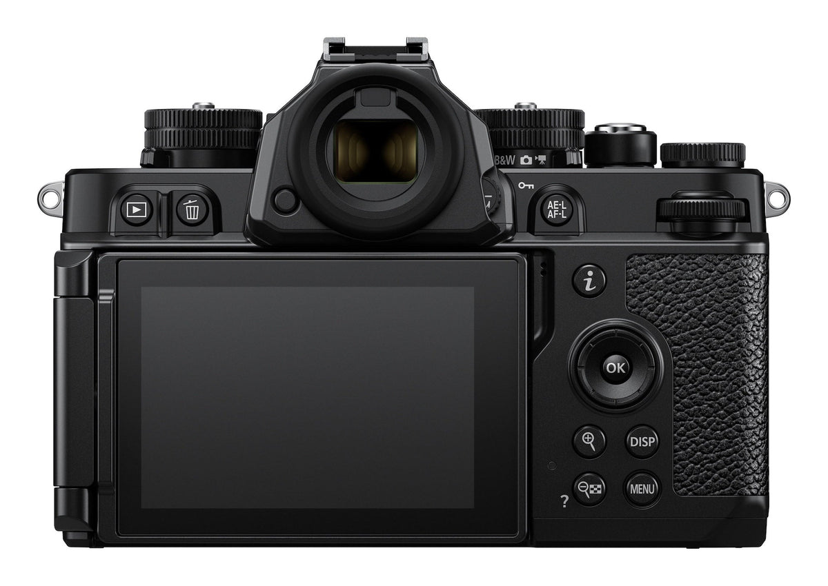 Nikon Zf - Full Frame retro 24,5 MP negra vista trasera