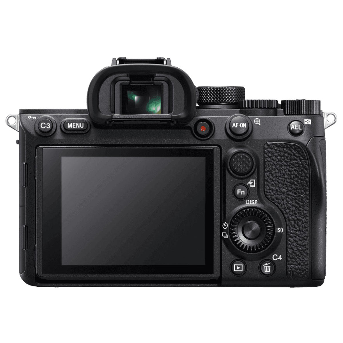 Sony Alpha 7R IV Body Negro - vista trasera