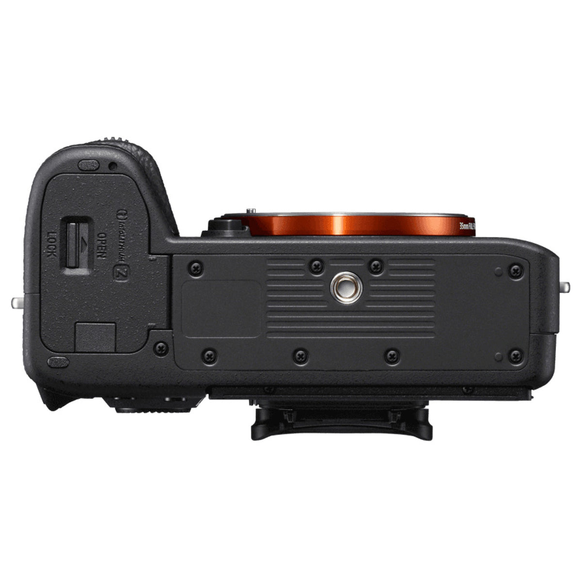 Sony Alpha 7R IV Body Negro - vista inferior