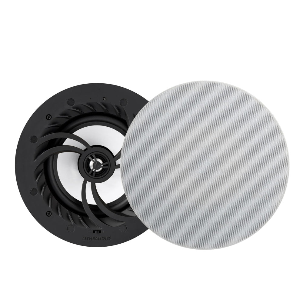 Lithe Audio All-in-one IP44 Wi-Fi & Bluetooth Multi-Room Ceiling speaker (Pair)