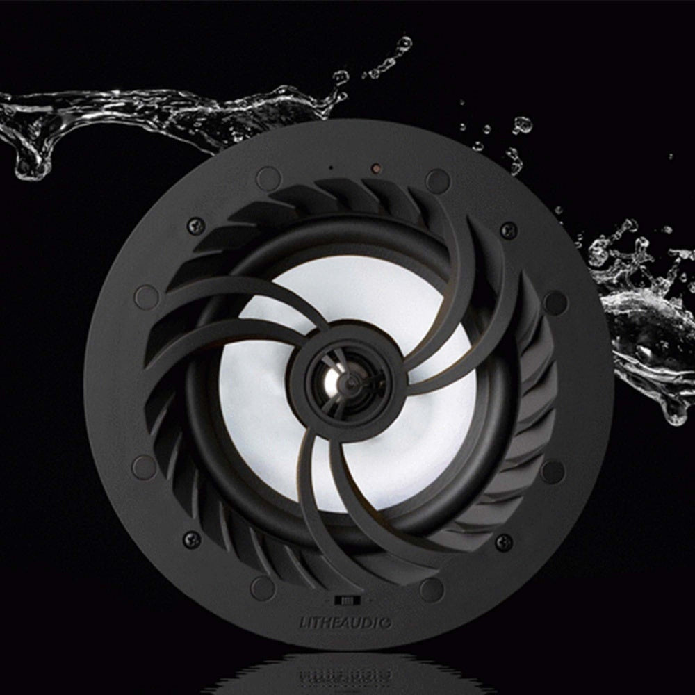 Lithe Audio All-in-one IP44 Wi-Fi & Bluetooth Multi-Room Ceiling speaker (Single)