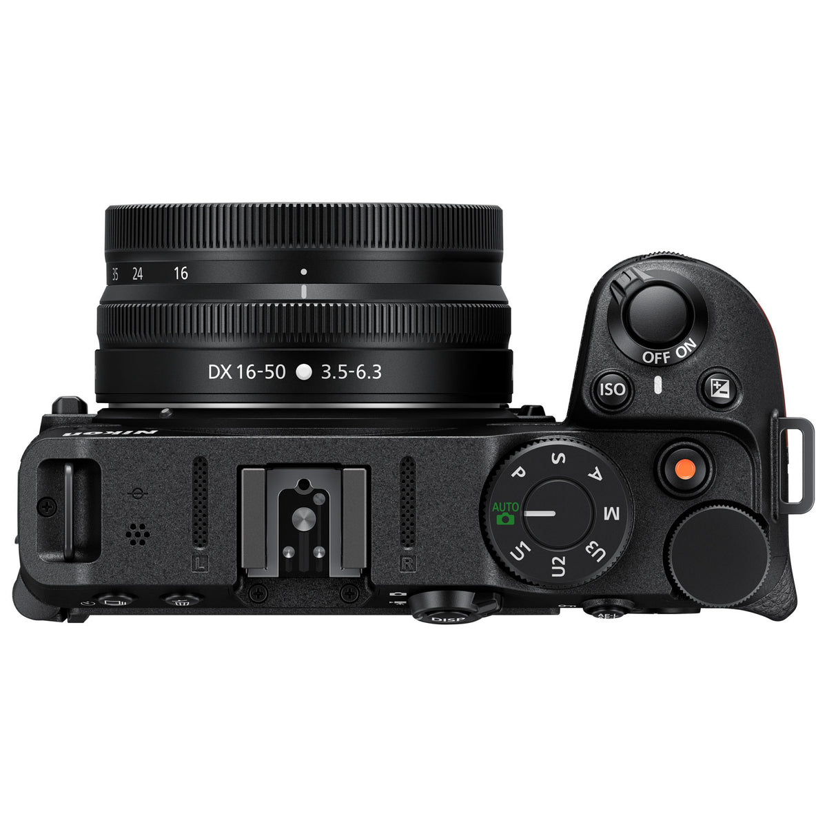 Nikon Z30 - Kit 16-50mm VR vista superior