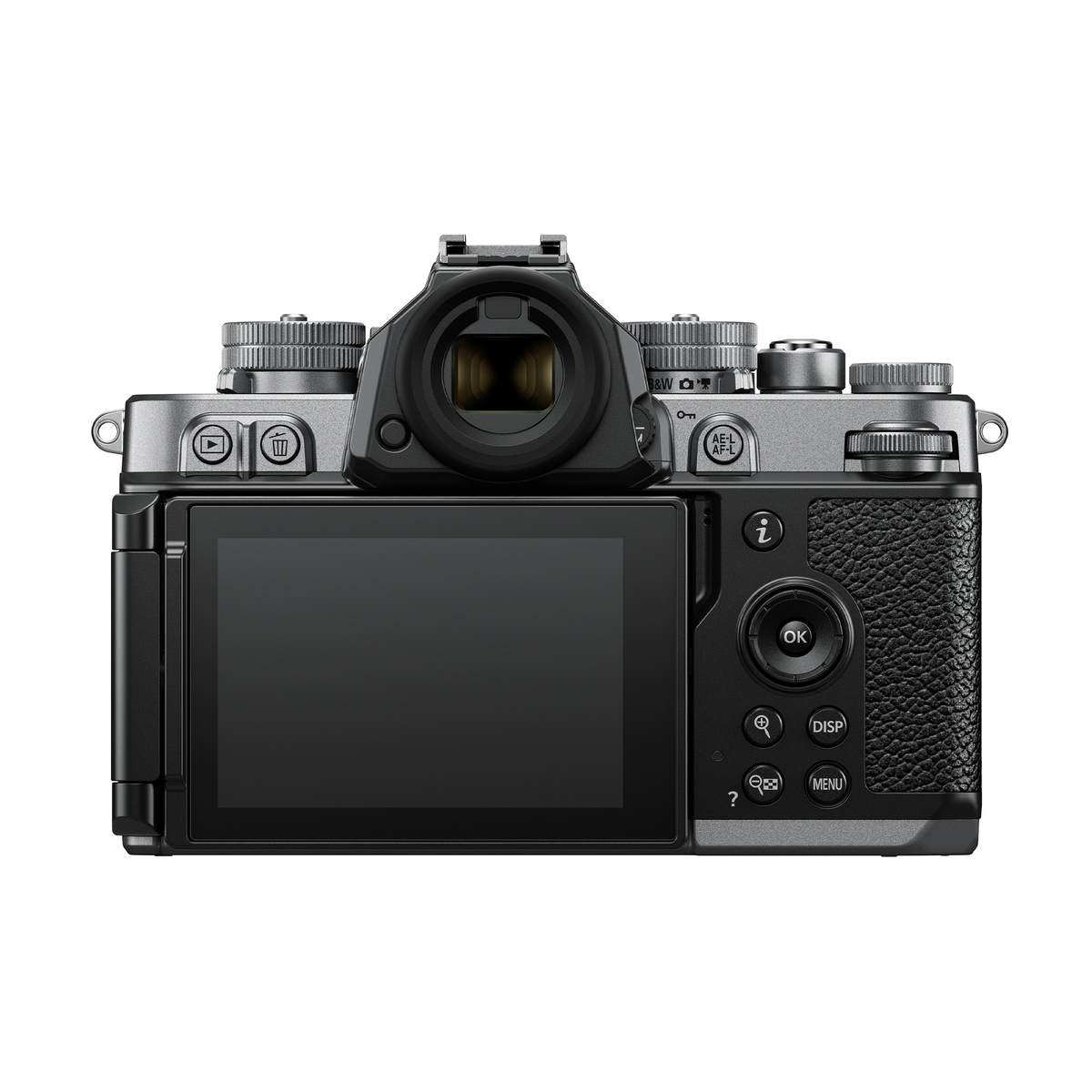 Nikon Zf - Full Frame retro 24,5 MP plata vista 3/4