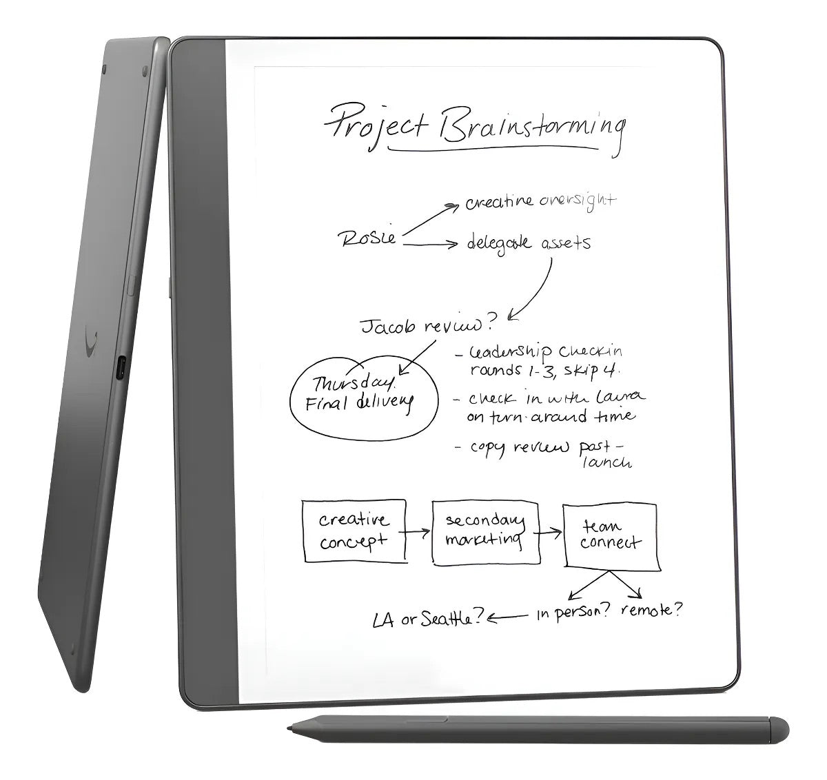 Kindle Scribe 10,2¨ 2024 Black - Premium Pen