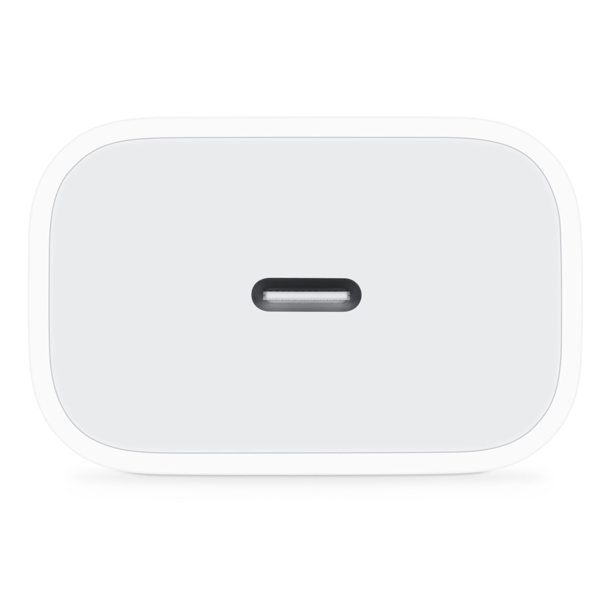 Cargador Apple USB-C de 20 W, vista del puerto USB-C