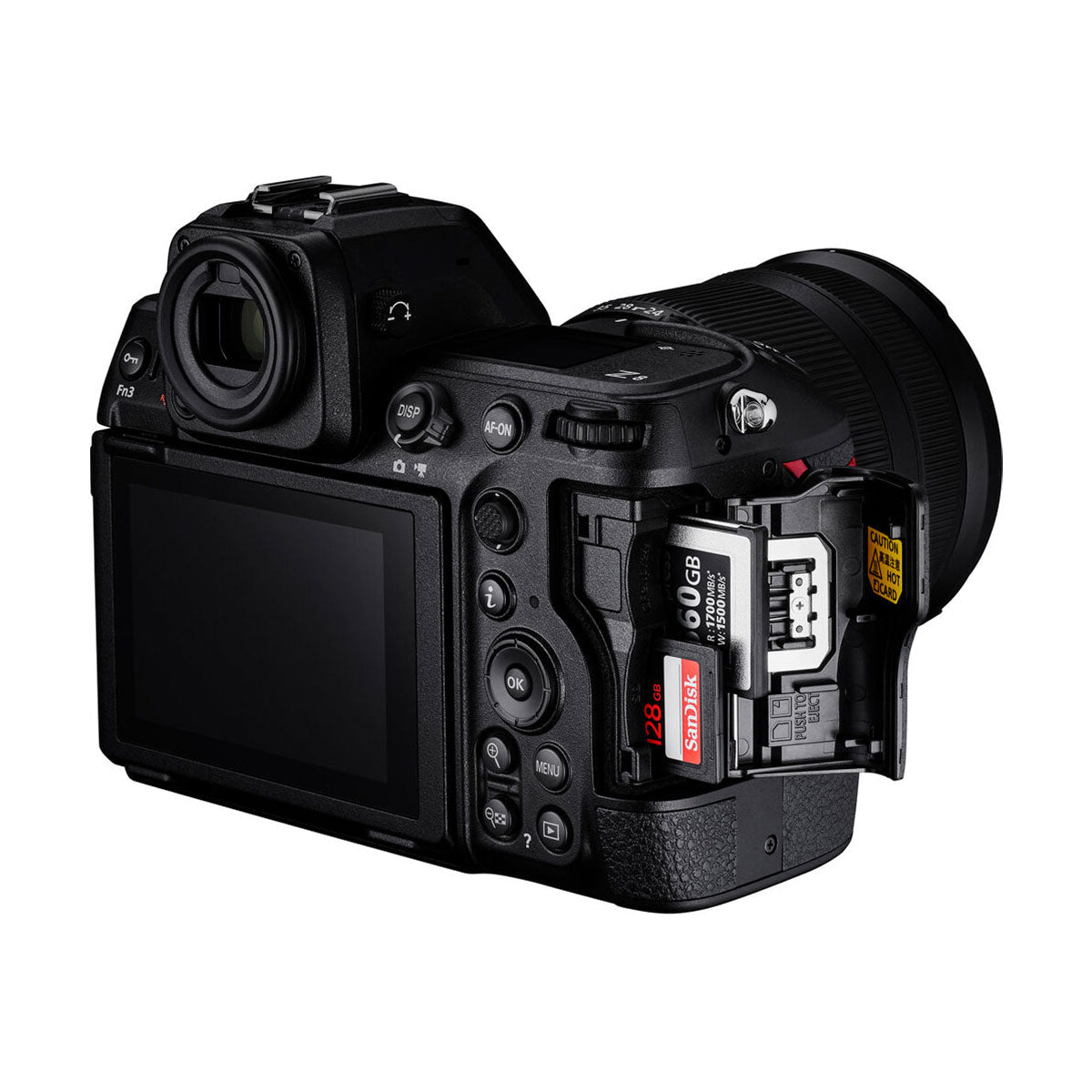 Nikon Z8 - Full Frame 45,7 MP 8K vista trasera