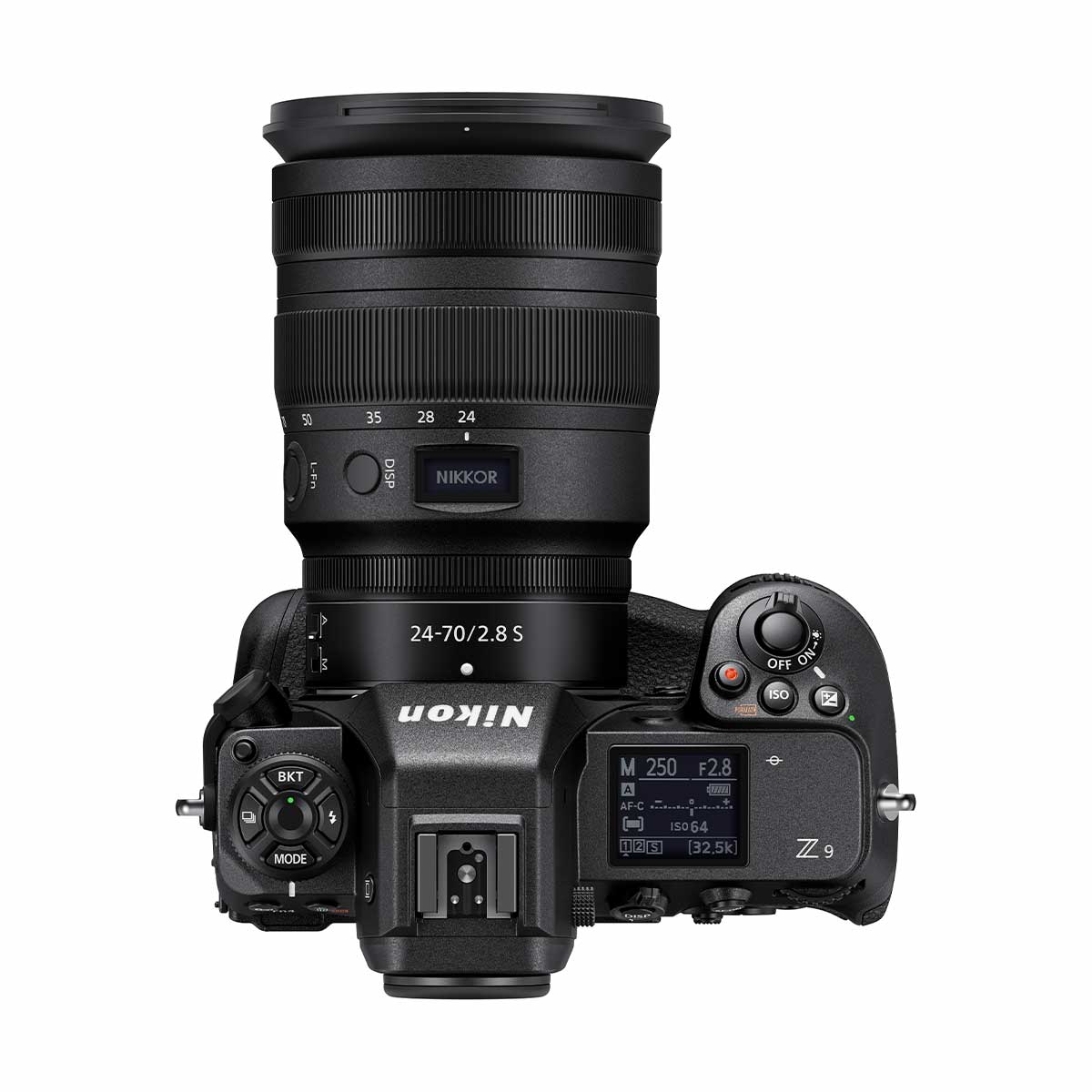 Nikon Z9 - Full Frame 45,7 MP 8K vista lateral
