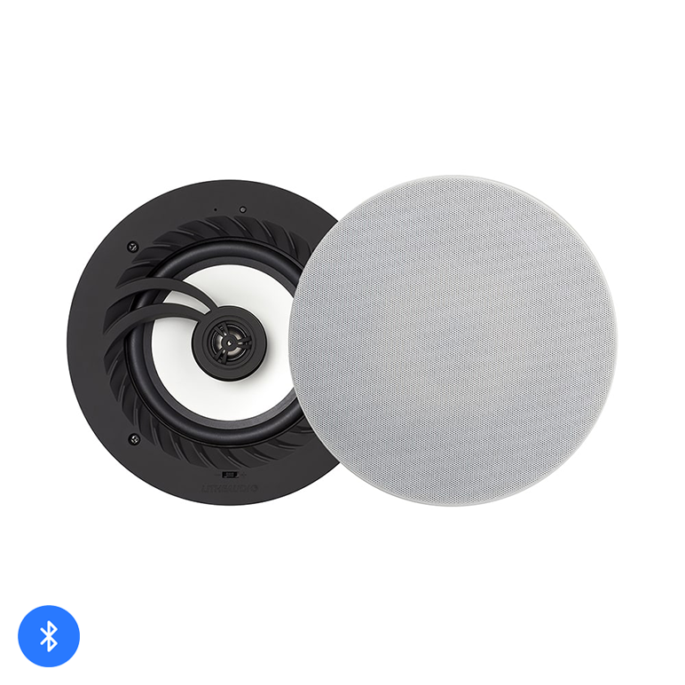 Lithe Audio Bluetooth IP44 Rated Wireless 6.5" Ceiling Speaker (Pair)