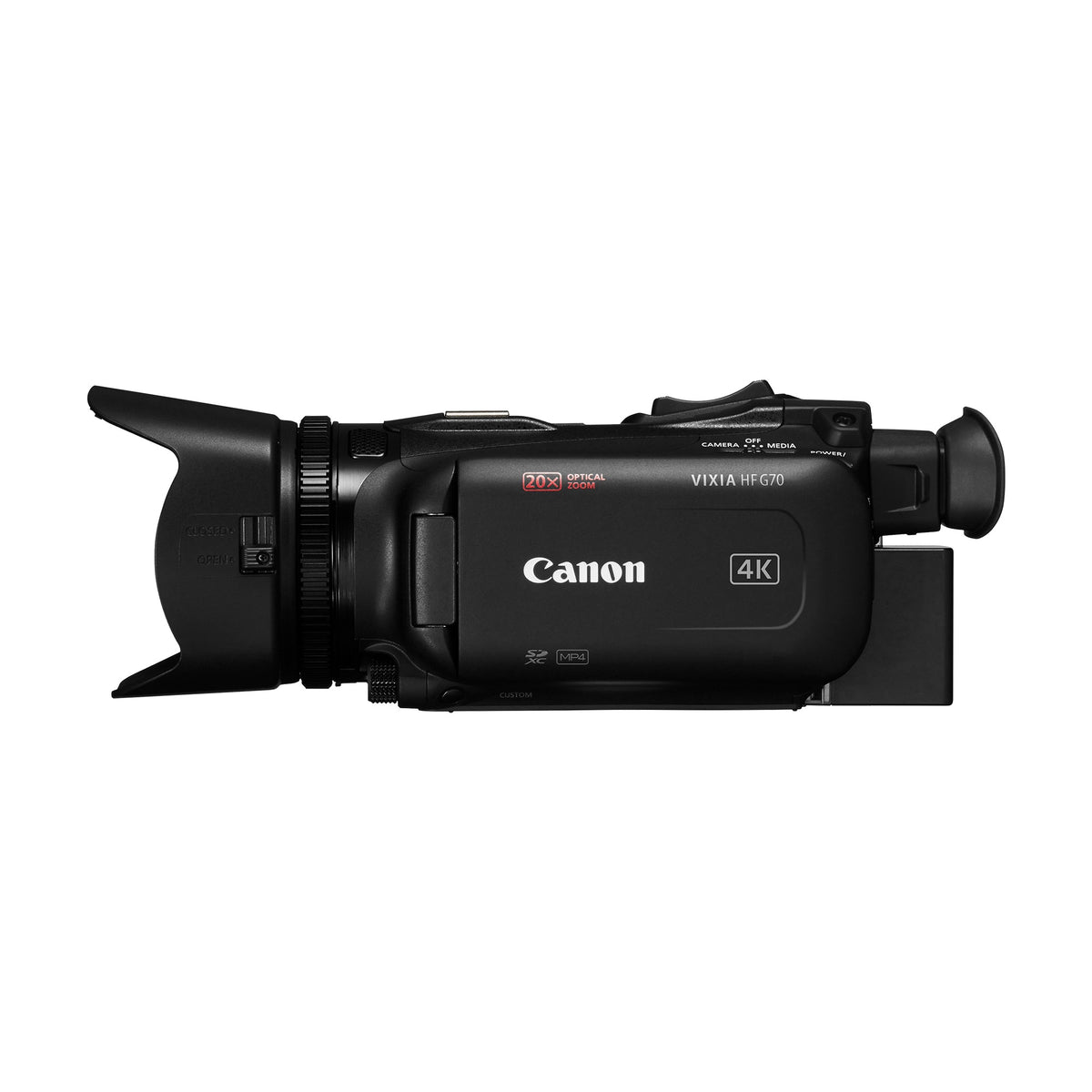 Canon VIXIA HF G70 - Videocámara 4K UHD con zoom óptico 20x - vista 2