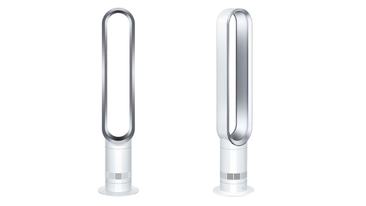 Dyson Cool AM07 - Ventilador de torre sin aspas - vista frontal y lateral