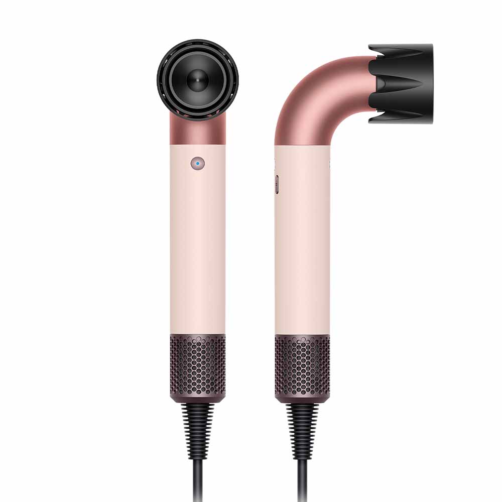 Dyson Supersonic r Liso+Ondulado Ceramic Pink - Secador de pelo - vista frontal y lateral