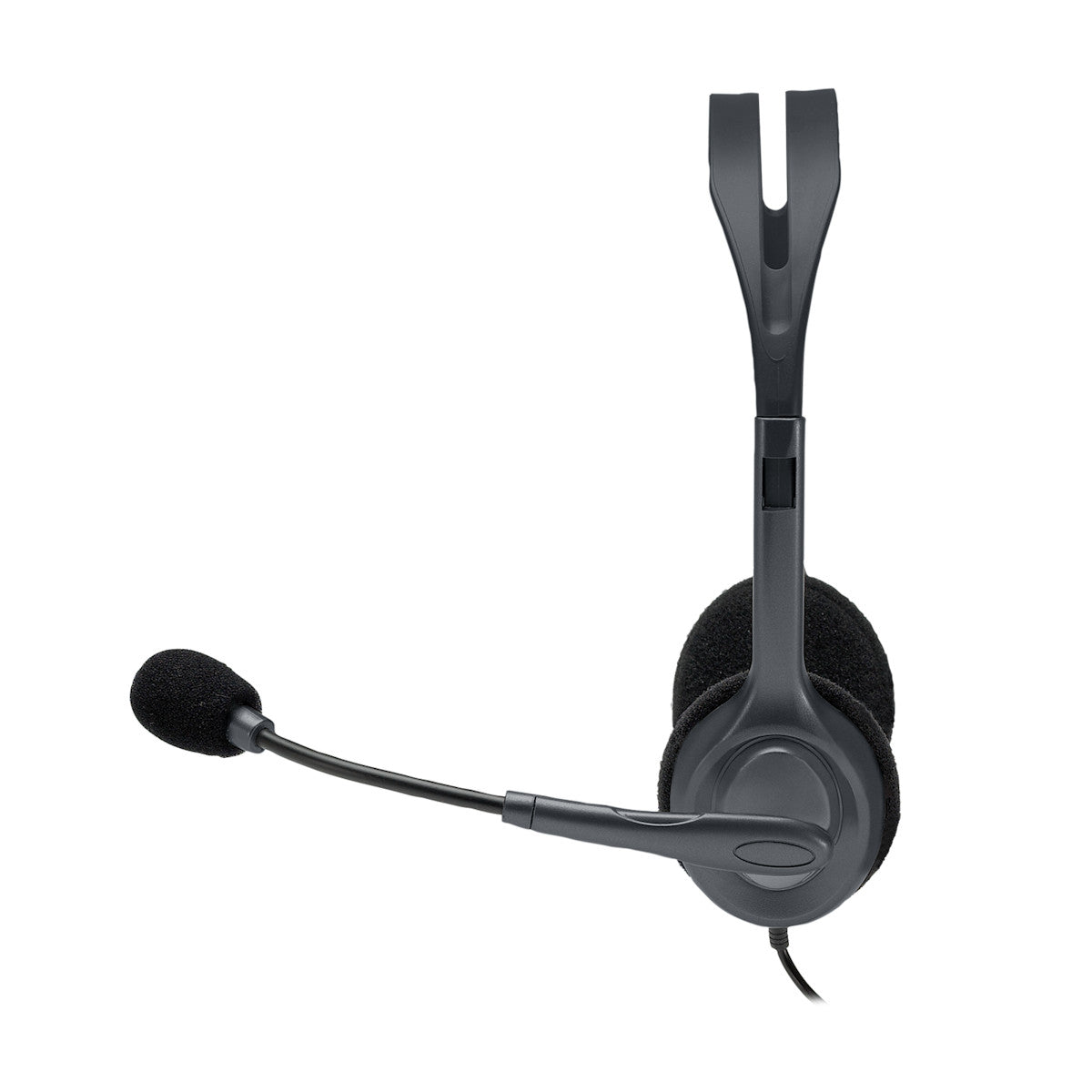 Auriculares Logitech H111 con micrófono, vista lateral
