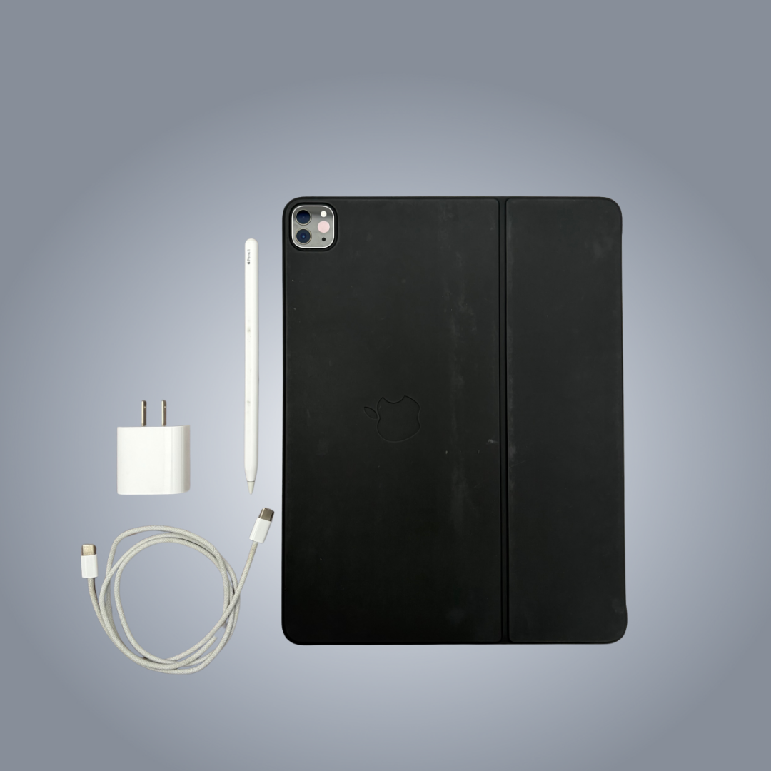 iPad Pro 13" M2 - 256GB SSD - 88% / 95 Ciclos  + KeyBoard + Pencil 1ra Gen - Usado