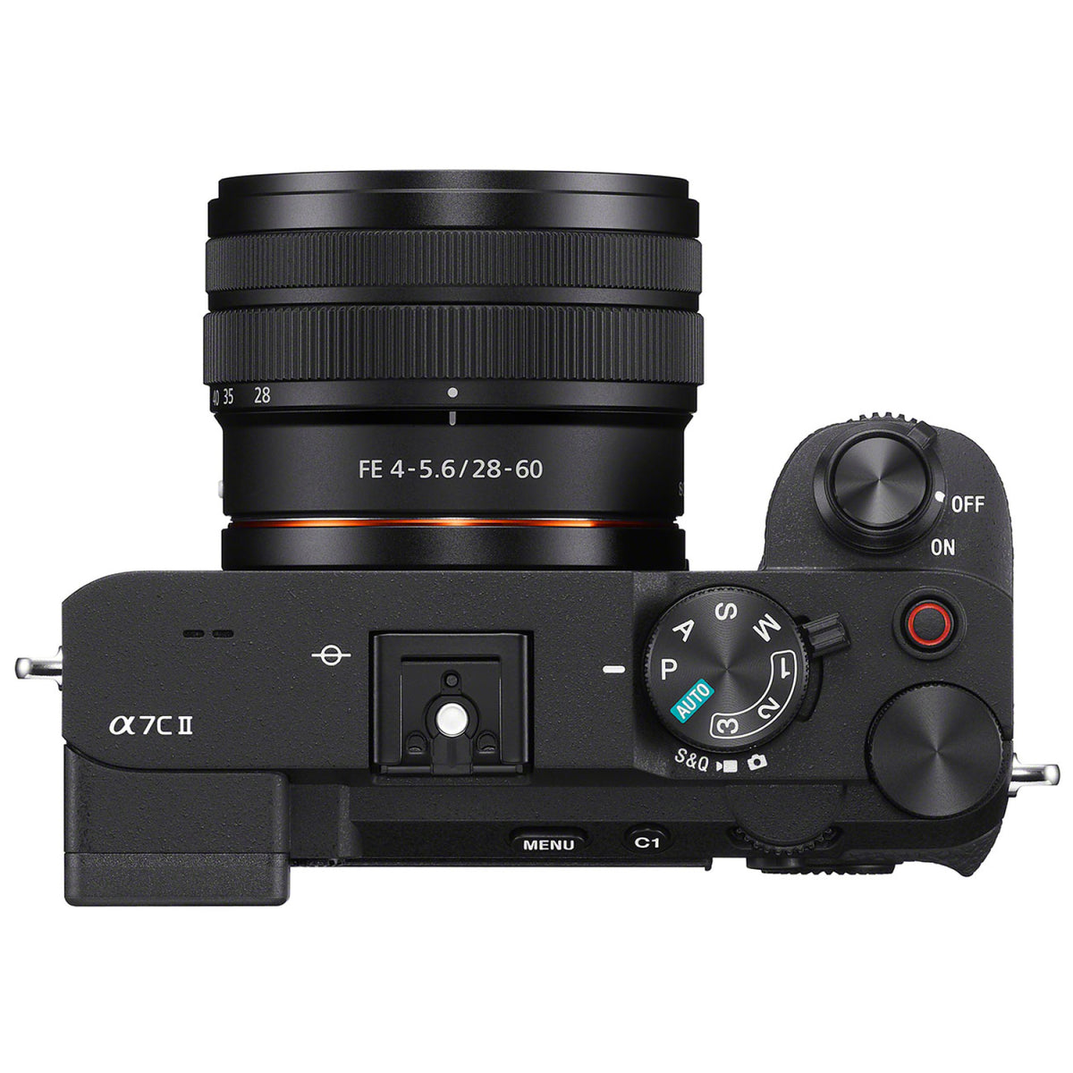 Sony Alpha 7C II Kit 28-60mm - vista superior