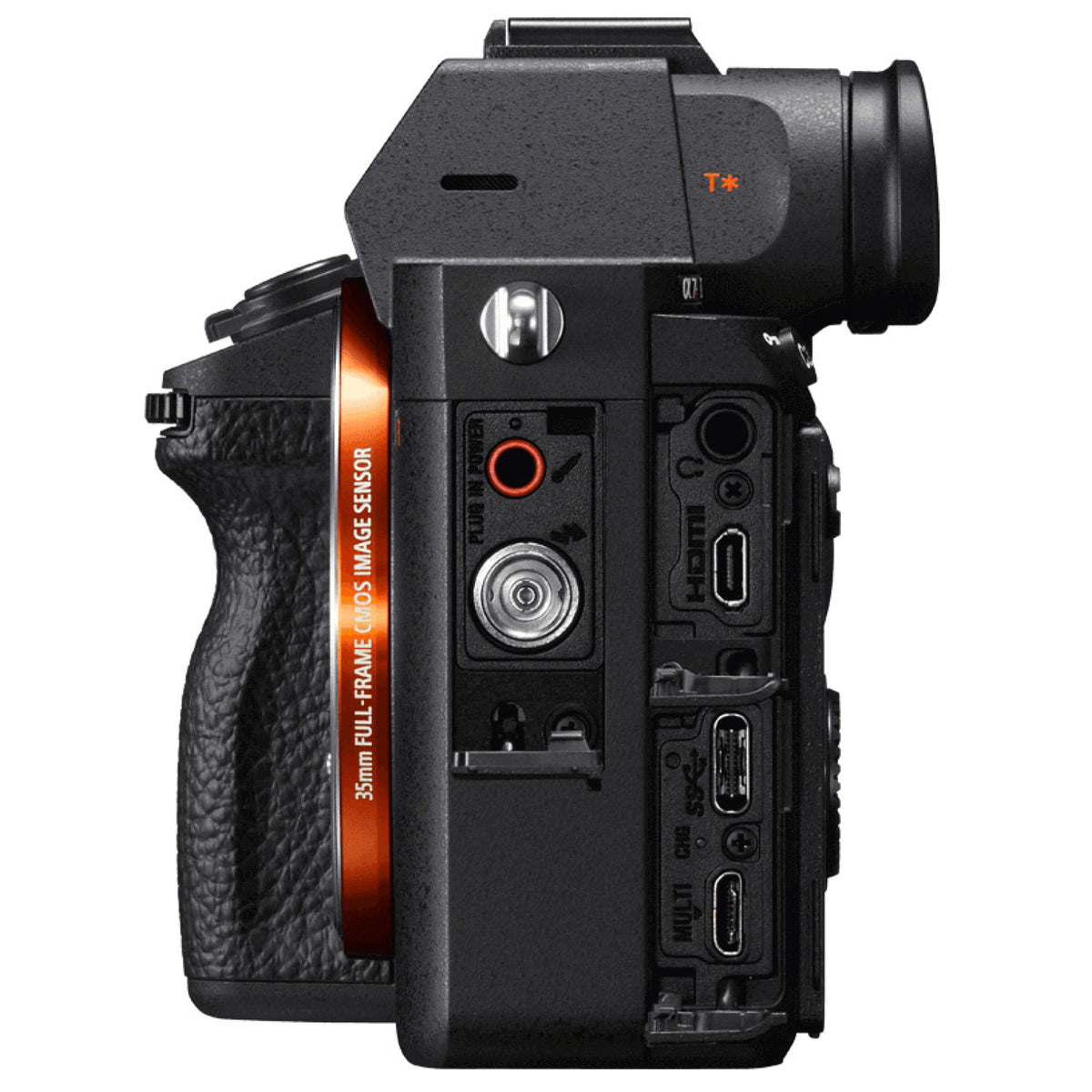 Sony Alpha 7R IV Body Negro - vista lateral derecha