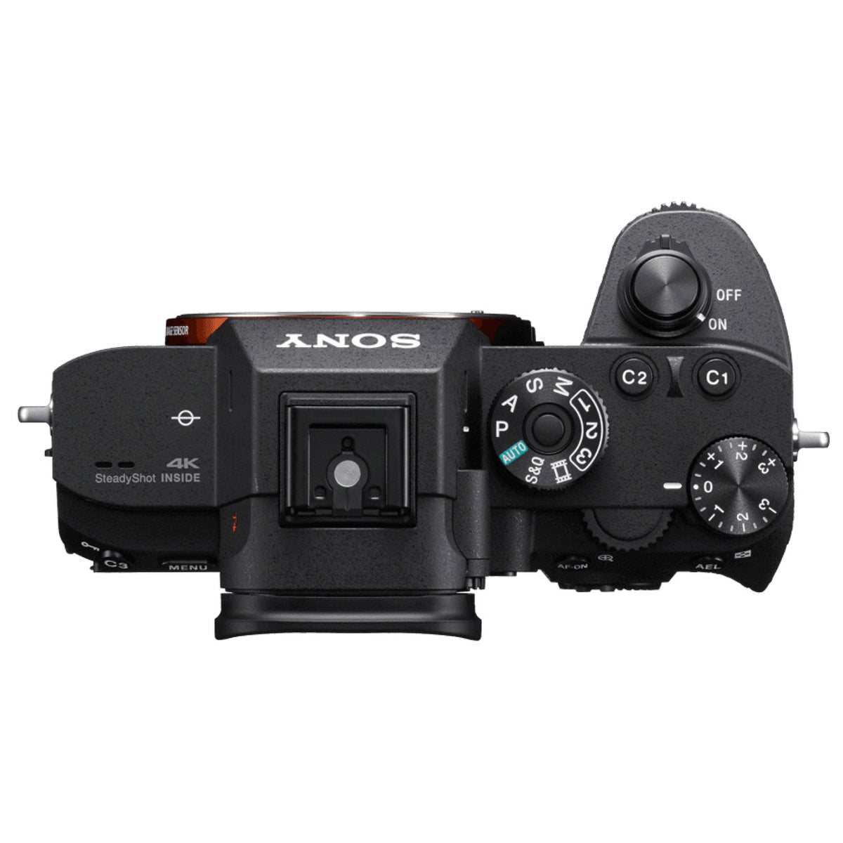 Sony Alpha 7R IV Body Negro - vista superior
