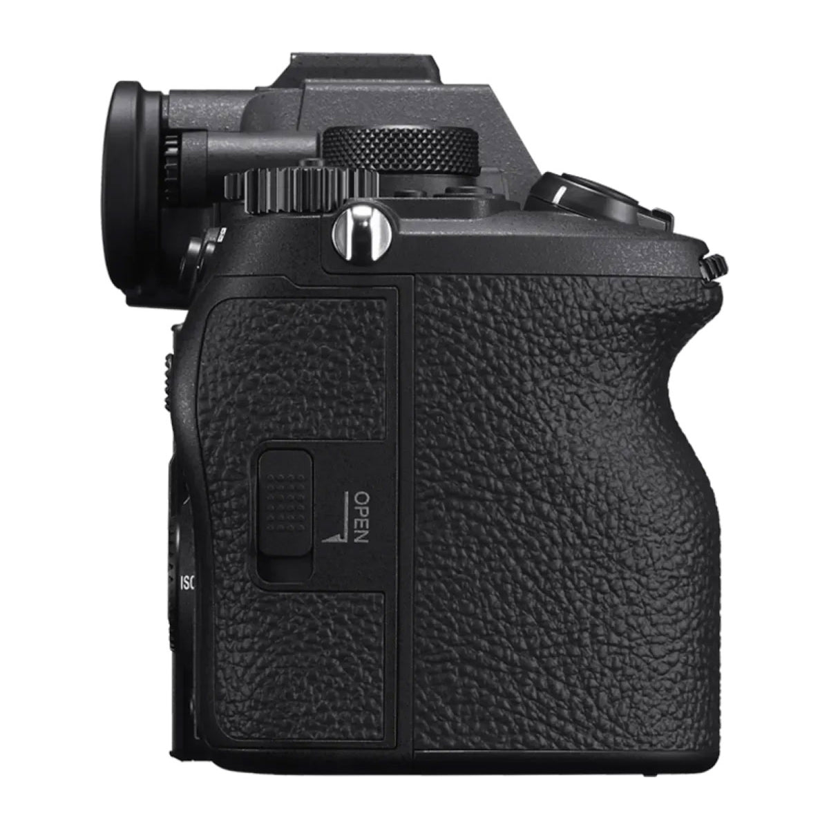 Sony Alpha 7R VI Body - vista lateral con tapa cerrada