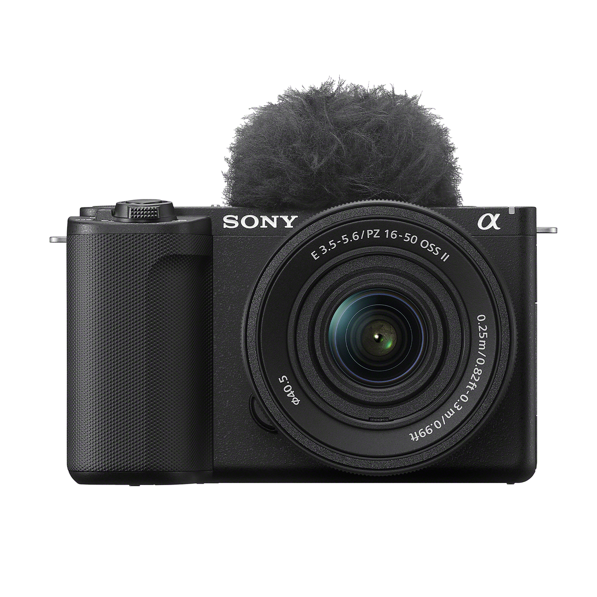 Sony ZV-E10 II Kit 16-50mm - vista frontal con lente